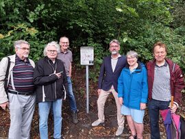 Neue Historische Tafel steht