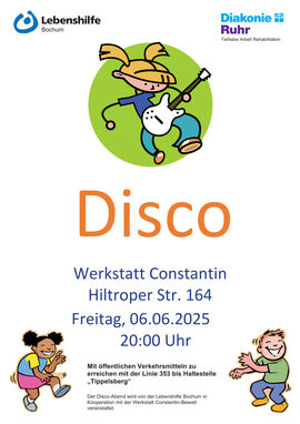 Wir laden herzlich zu unserem Disco-Abend ein!