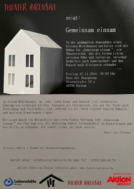 Theater Inklusive im Haus der Begegnung